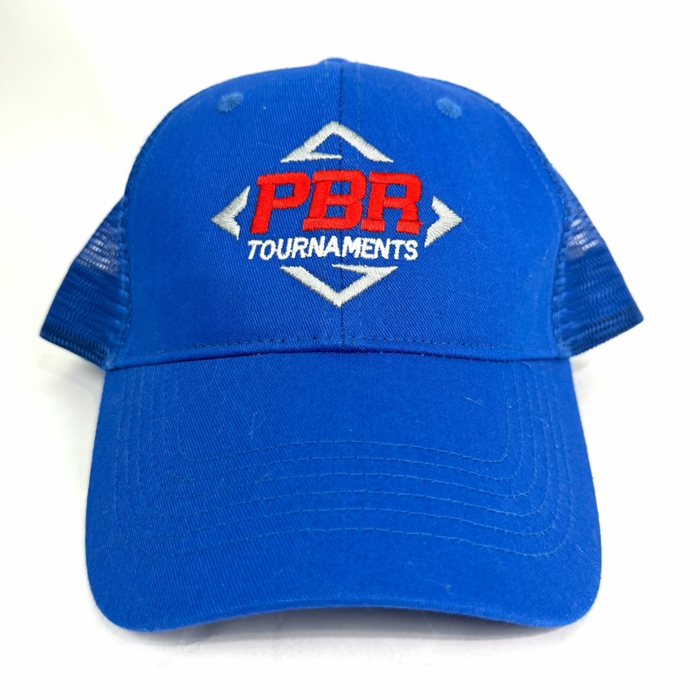 PBR Tournaments‎ Bull Riding Blue Cap Hat Snap Back Embroidered